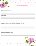 Goals Sheet