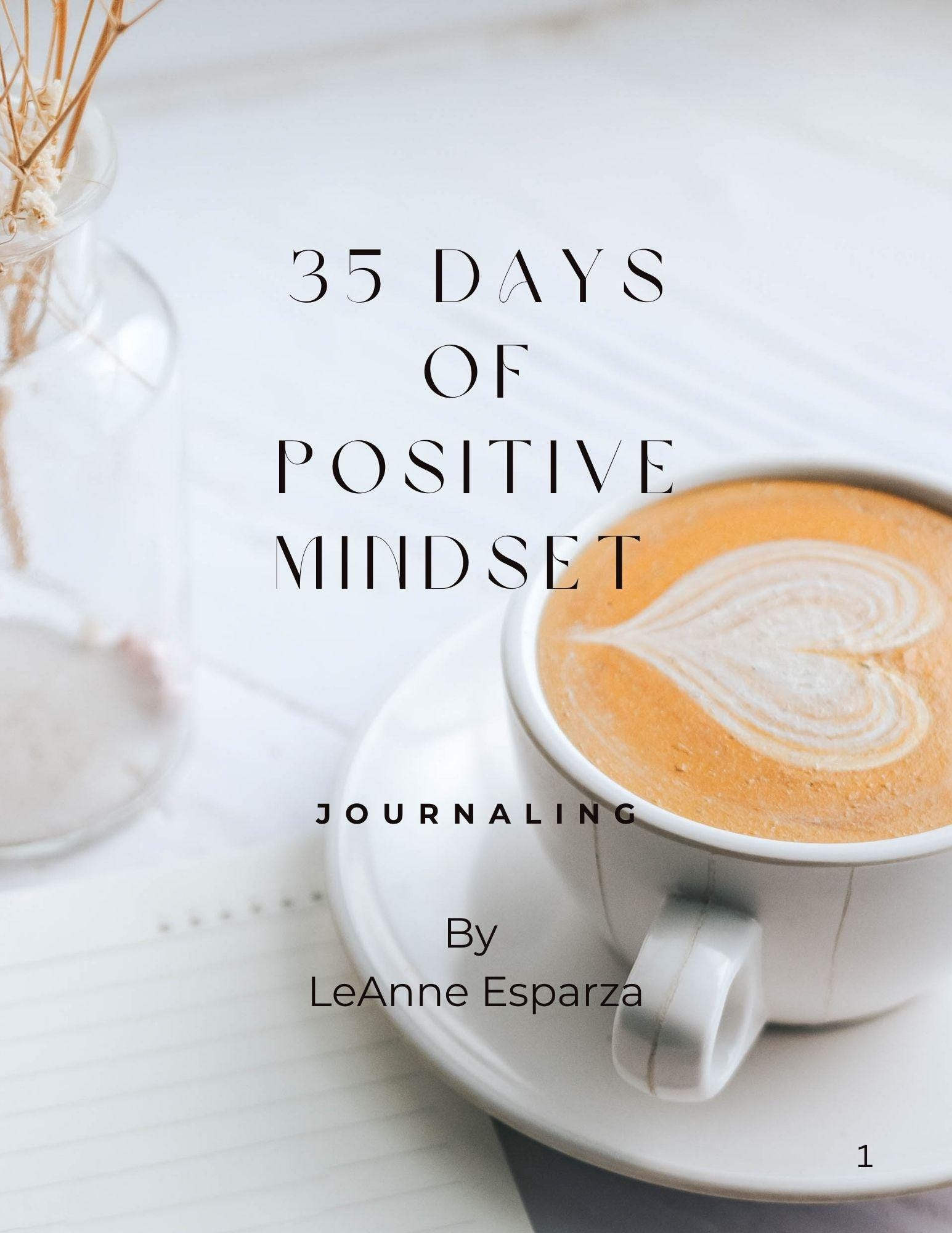 35 Days of Positive Mindset Journal