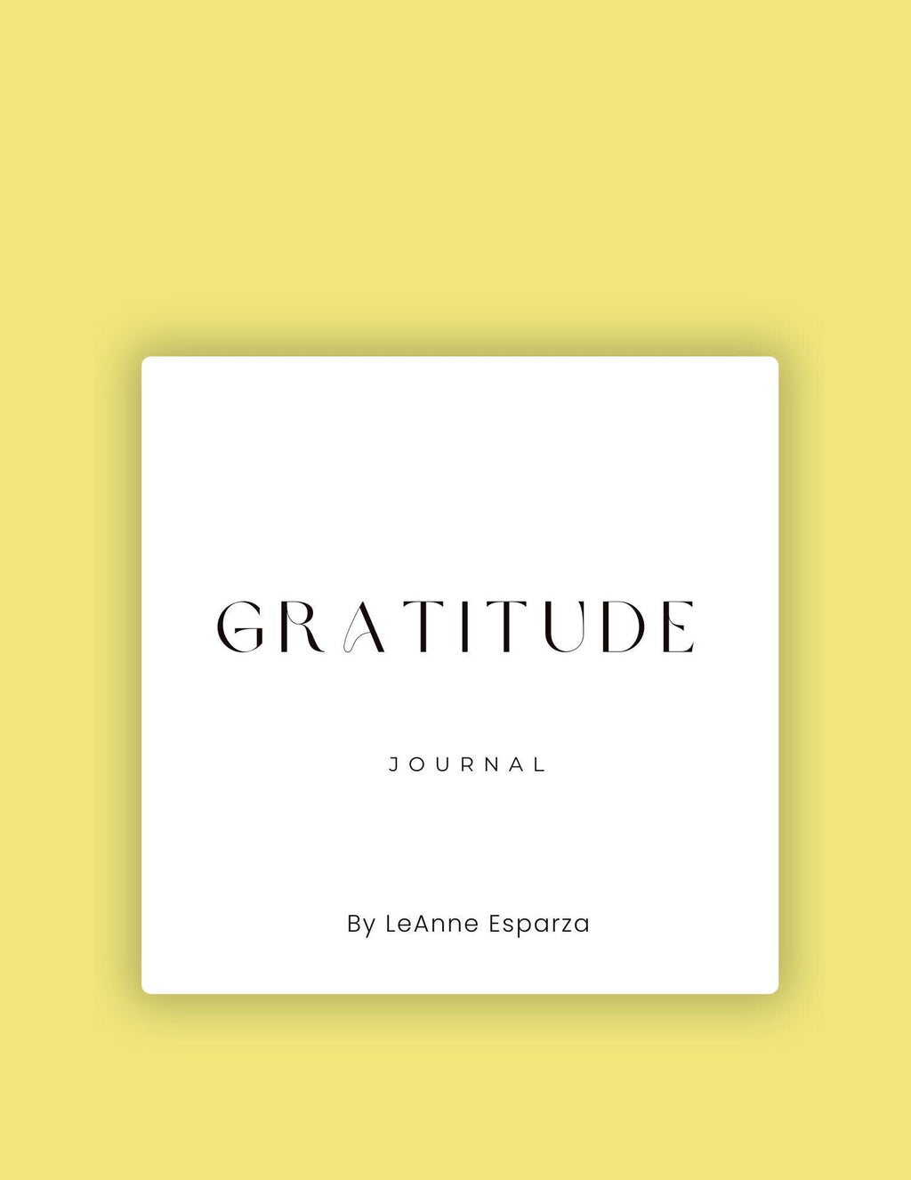 Gratitude Journal & Daily List