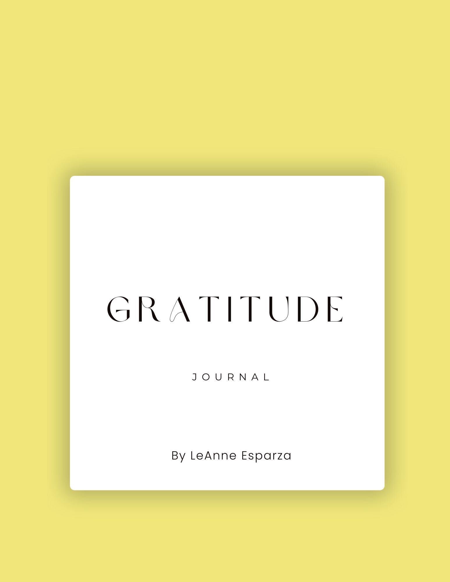 Gratitude Journal & Daily List