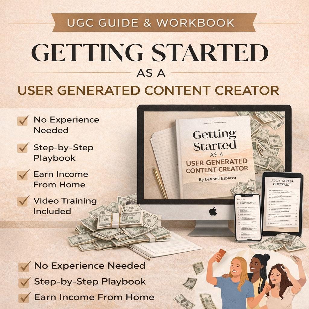 Getting Started a User Generated Content Creator
