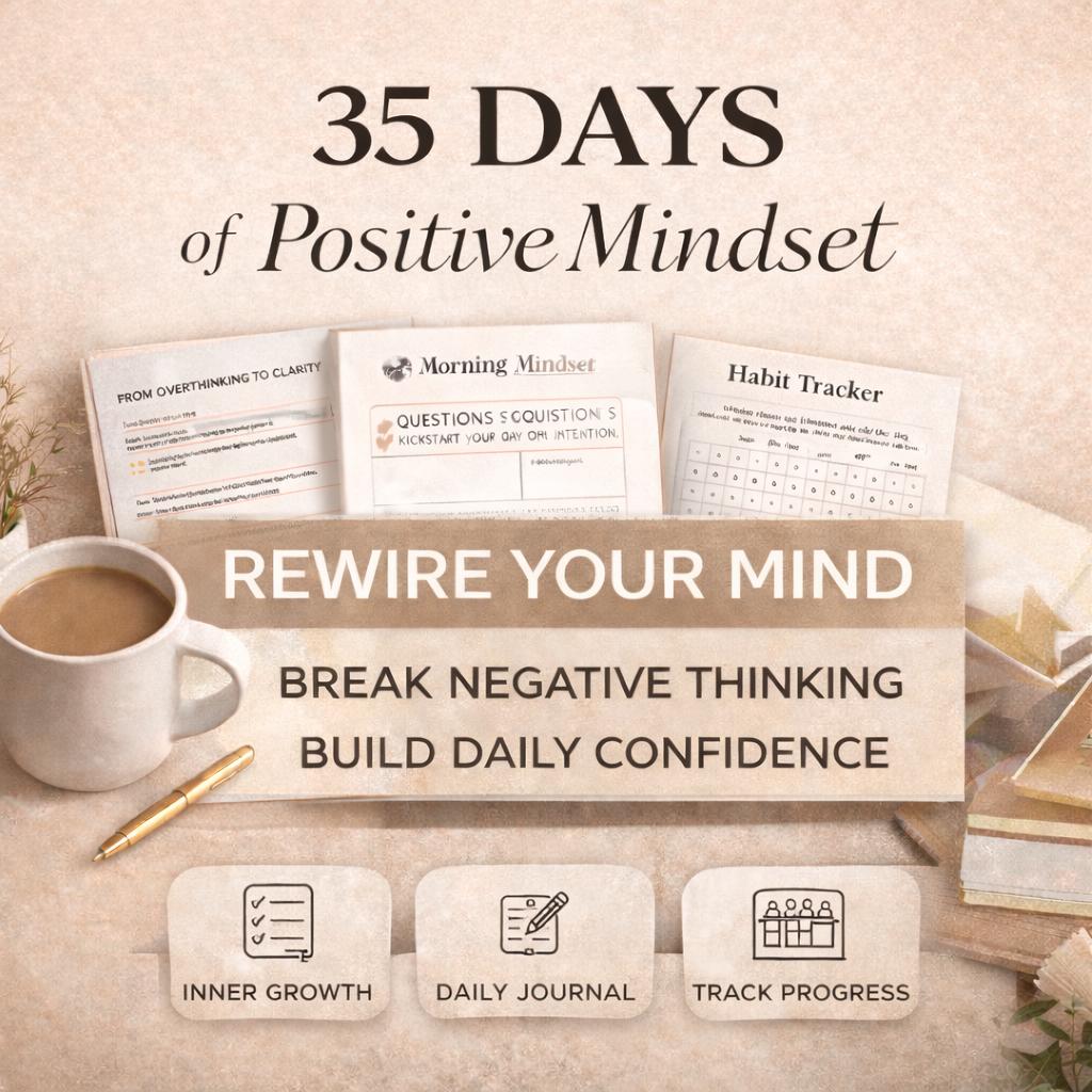 35 Days of Positive Mindset Journal