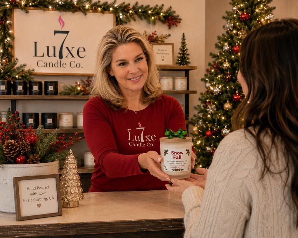 Snow Fall | Fig Tree, Vanilla and Coffee | 8 oz Soy Coconut Candle