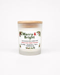 Merry and Bright | Buttercream, Hot Apple Pie & Caramel Apple | 8 oz Soy Coconut Candle