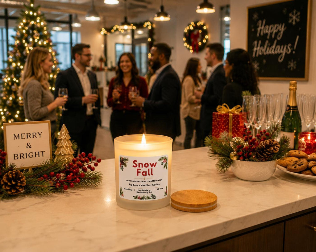 Snow Fall | Fig Tree, Vanilla and Coffee | 8 oz Soy Coconut Candle